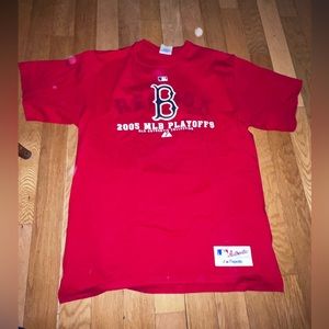 Men’s majestic medium MLB Red Sox original t-shirt 2005 mlb playoffs